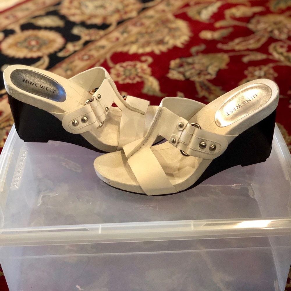 Sexy Suede Wedge Heel Slip On Mule